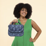 Loungefly Faux Denim Crossbody Bag LFlifestyle1 view 2